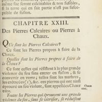 0148 - Page 133 - Chapitre XXIII. Des pierres calcaires ou pierres à chaux