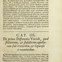 0198 - Page 177 - Cap. III. De prima differentia Vitrioli, quod stillatitium, & stalacticum appellatum fuit à veteribus, & coparosa à recentioribus
