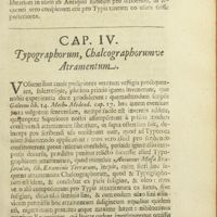 0280 - Page 259 - Cap. IV. Typographorum, chalcographorumve atramentum