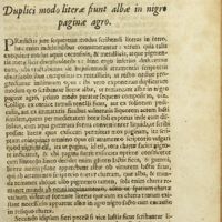 0314 - Page 293 - Cap. XXX. Duplici modo literae fiunt albae in nigro paginae agro