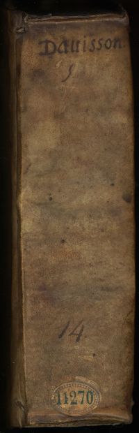 0001 - Page sans numérotation - [Dos]