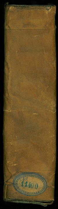 0001 - Page sans numérotation - [Dos]