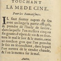 0018 - Page 1 - Pour les rumatismes. Autre
