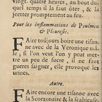0147 - Page 130 - Pour les inflammations de poulmon & pleuresie. Autre