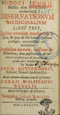 0014 - Page sans numérotation - [Page de titre. - Ex-libris ms. D. Gillet 1699]