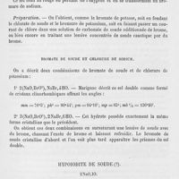 0080 - Page 79 - Bromate de soude et chlorure et sodium / Hypoiodite de soude