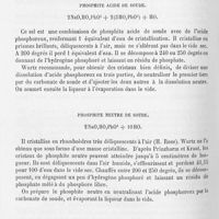 0129 - Page 128 - Phosphites de soude. Phosphite acide de soude / Phosphite neutre de soude / Phosphite de soude basique