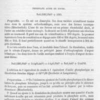 0132 - Page 131 - Phosphates de soude. Phosphate acide de soude