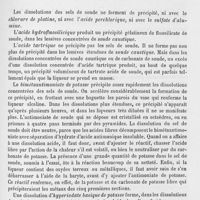 0188 - Page 187 - Recherche et dosage du sodium. Caractère distinctifs des sels de soude