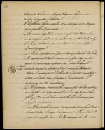 [Coupe horizontale du fruit hura crepitans - dessin manuscrit] - Cours de l'École supérieure de phar [...]