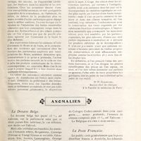 0015 - Page 7 - L'hygiène et les parfums [Dr P. Juquelier] / Anomalies. La douane Belge / La poste française