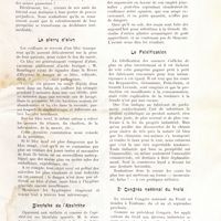 0109 - Page 97 - Variétés. L'industrie des parfums en Italie / La pierre d'alun / Bienfaits de l'absinthe / La falsification / 2e Congrès national du froid
