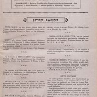 0193 - Page 15 - Sommaire du n° précédent / Petites annonces