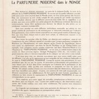 0011 - Page sans numérotation - La parfumerie moderne dans le monde