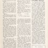 0024 - Page 11 - Une réponse de «La voix du peuple» à a «La parfumerie moderne». Depenses (A suivre.) [E. Cresp, P. M.] / Vanilline végétale et vanilline chimique