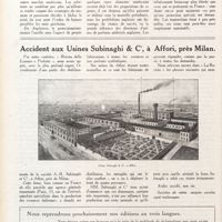 0037 - Page 24 - Aspect des marchés / Accident aux usines Subinaghi et C°, à Affori, près Milan