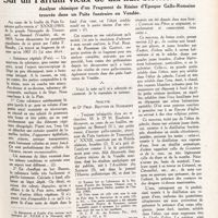 0038 - Page 25 - [Page de titre] n° 2 - Février 1921. Sur un parfum vieux de dix-huit siècles. Analyse chimique d'un fragment de résine d'époque Gallo-Romaine trouvée dans un Puits funéraire en Vendée