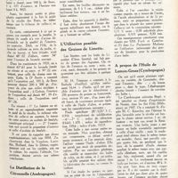 0046 - Page 33 - De tout un peu... Influence des fumures sur les rendements de la lavande / La distillation de la citronnelle (Andropogon) / L'utilisation possible des graines de limette / A propos de l'huile de Lemon-Grass (Cymbopogon)