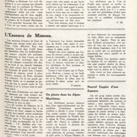0050 - Page 37 - Une réponse de «La voix du peuple» à «La parfumerie moderne» [P. M.] / L'essence de Mimosa [Floriane] / On plante dans les Alpes-Maritimes / Nouvel emploi d'une essence