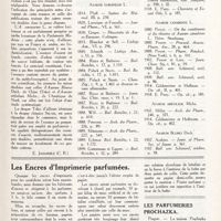 0136 - Page 123 - Les asarets aromatiques [E. Jahandiez] / Les encres d'imprimerie parfumées / Les parfumeries prochazka. Prague