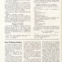 0159 - Page 146 - L'Indol naturel et de synthèse. Procédés de préparation [A.-G., Pierre Mirgodin] / Les crèmes irisées