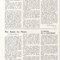 0197 - Page 184 - L'orientation de la savonnetterie [R.-M. Gattefossé] / Nos amies les fleurs [Le Figaro] / Le procès de la parfumerie