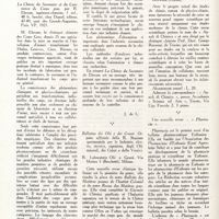 0213 - Page 200 - Bibliographie. La chimie du savonnier et du commerce de corps gras, par R. Ehrsam... 1921 [J. de L.] / Bolletino dei olii e dei Grassi. Organo ufficiale della R. Stazione sperimentale per le industrie, olearia, stearica, saponiera, degli olii minerali, dei Colori et delle Vernici... / «Pharmacia»
