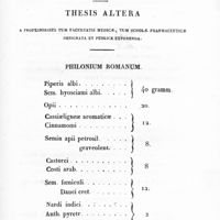 0023 - Page 23 - Synthèses pharmaceuticae et chimicae / Thesis altera / Philonium romanum