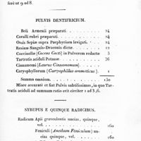 0025 - Page 25 - Pulvis dentifricium / Syrupus e quinque radicibus