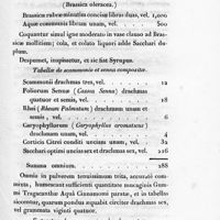 0045 - Page 43 - Synthèses pharmaceuticae et chimicae. Syrupus de brassica rubra. (Brassica oleracea) / Extractum de nuce vomica alcoole paratum. (Strychnos Nux vomica)