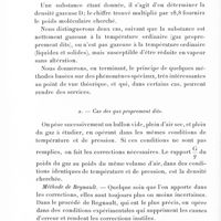 0024 - Page 22 - Détermination des poids moléculaires par la mesure des densités gazeuses / a. Cas des gaz proprement dits