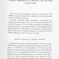 0025 - Page 21 - Chapitre II. Pression osmotique et sa relation avec les poids moléculaires / Définition exacte de la pression osmotique