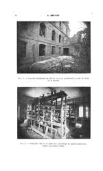 [Le bombardement de l'Ecole supérieure de pharmacie de Nancy] Fig. 1. - Vue des bâtiments du côté de [...]