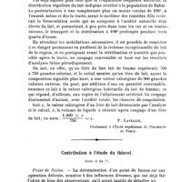 0198 - Page 197 - Mémoires originaux. Le lait de vache de la région de Rabat (Maroc) [P. Lavialle] / Contribution à l'étude du thiocol (Suite et fin) [Dr Charles-A. Grau]
