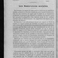 0012 - Page 8 - Assistance médicale gratuite / Les assurances sociales