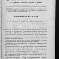 0029 - Page 25 - Sommaire / Prochaines réunions