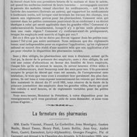 0057 - Page 33 - La journée de huit heures / La fermeture des pharmacies