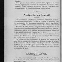 0110 - Page 84 - Encore l'impôt sur les spécialités / Accidents du travail / Grandval et Lajoux