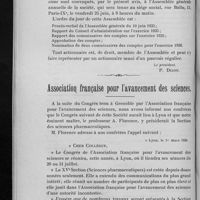 0218 - Page 182 - La Maison des pharmaciens / Association française pour l'avancement des sciences
