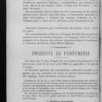 0230 - Page 194 - Réunions de juillet 1926 / Produits de parfumerie
