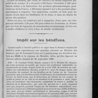 0429 - Page 377 - Alcool de cession / Impôt sur les bénéfices
