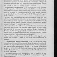 0513 - Page 457 - Conseil d'administration de l'Association générale. Contrat de stage / Ordre des pharmaciens / Vente sur les places publiques