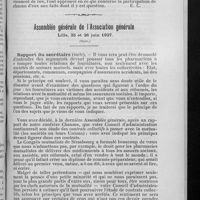 0312 - Page 287 - Fournitures aux réformés / Assemblée générale de l'Association générale. Lille, 25 et 26 juin 1927. (Suite.). Rapport du secrétaire (suite)