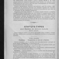 0066 - Page 64 - Société des amis de la Faculté de pharmacie de Paris / Statuts-types pour Sociétés de secours mutuels