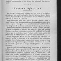 0191 - Page 189 - Assemblée générale de l'Association générale / Elections législatives