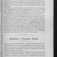 0215 - Page 213 - Front unique permanent / Spécialités à l'Assistance médicale