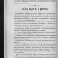 0218 - Page 216 - Spécialités à l'Assistance médicale / Exercice illégal de la pharmacie