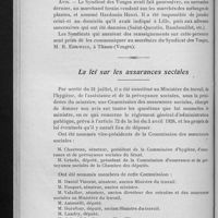 0416 - Page 422 - Exercice illégal / La loi sur les assurances sociales