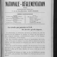 0613 - Page 5 - Conseil d'administration / Les droits que possède la N.-R., les devoirs qu'elle impose