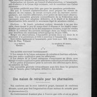 0026 - Page 25 - Fédération des Sociétés de secours mutuels pharmaceutiques de France / Une maison de retraite pour les pharmaciens